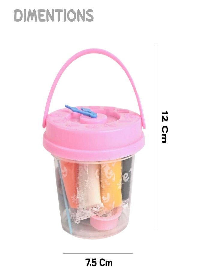 Kalra Magic® Clay Mini Bucket Set with Mesh Stress Ball Creative DIY Fun Kit for Kids | Soft Modeling Clay & Squeeze Ball Combo for Play, Fun, Stress Relief & Craft Activities - Image 3